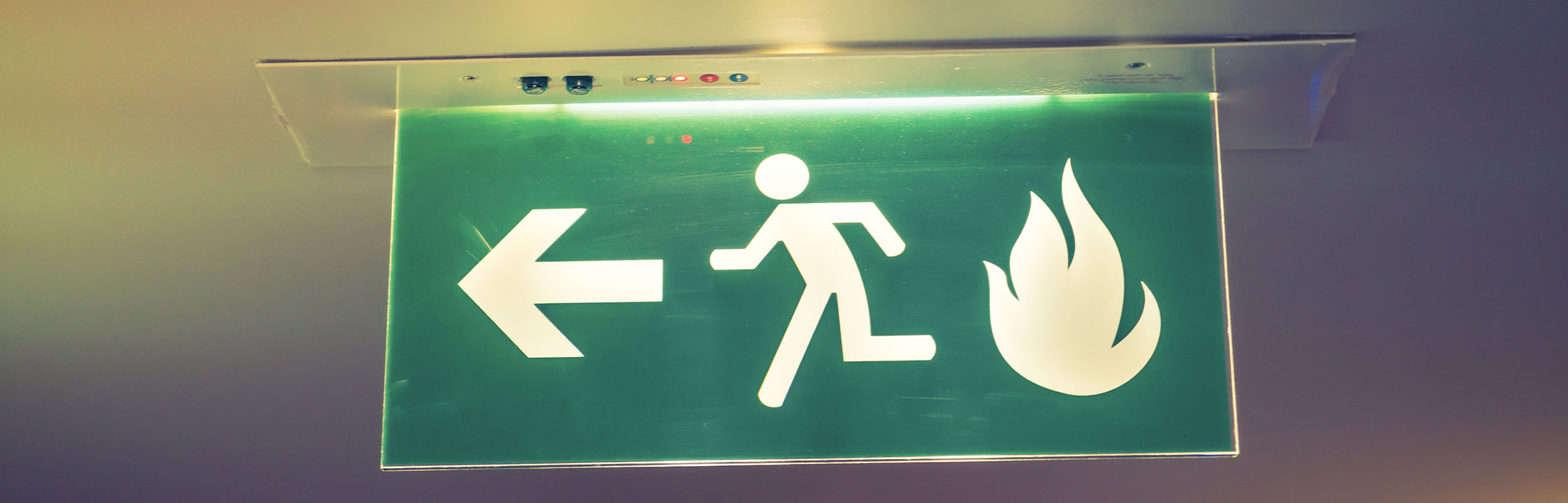 emergency exit sign